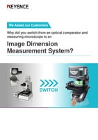 Chúng tôi hỏi khách hàng; Tại sao quý khách lại chuyển từ bộ so sánh quang và kính hiển vi đo lường sang Hệ thống đo lường kích thước hình ảnh?