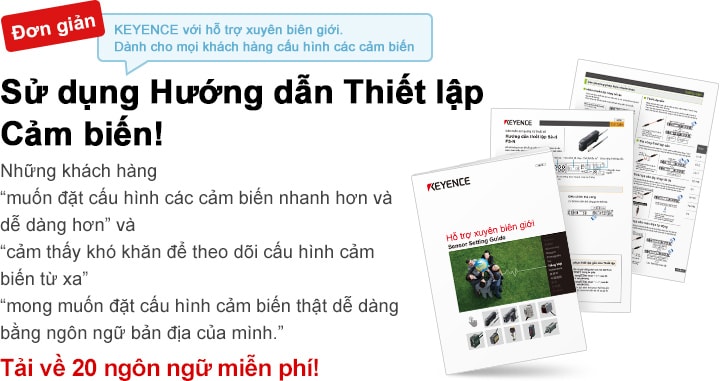 Sử dụng Hướng dẫn Thiết lập Cảm biến!