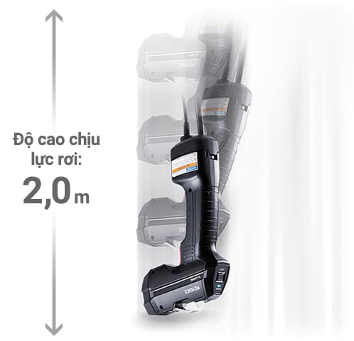 Độ cao chịu lực rơi: 2,0 m