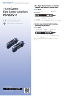 Sê-ri FS-V10 Cảm biến sợi quang kỹ thuật số Catalo