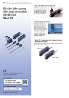 Sê-ri PS Bộ cảm biến quang điện Loại bộ khuếch đại độc lập Catalo